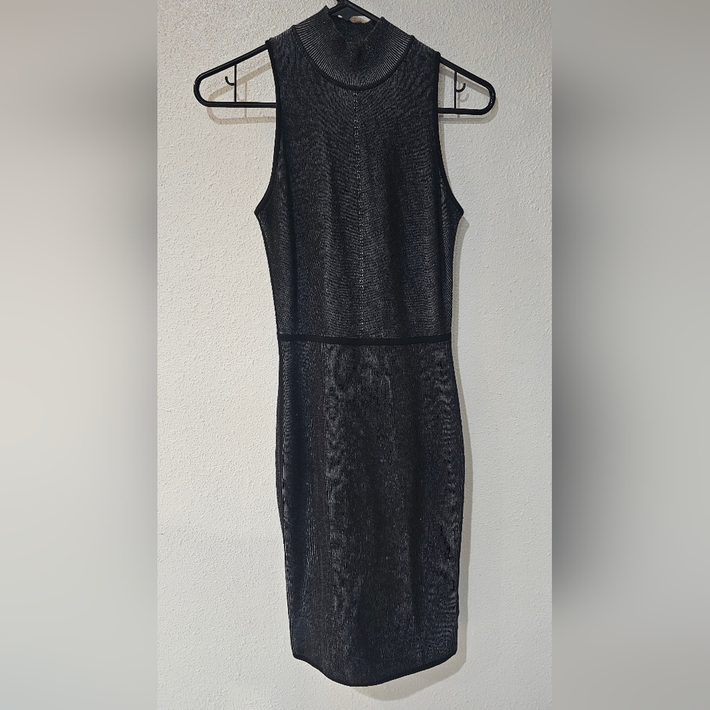 Bailey 44 Black Sleeveless Midi Knit Dress